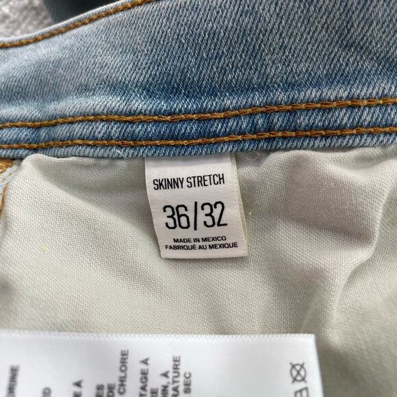 BDG Urban Outfitters Men’s Skinny Stretch Light Wash Jeans Size 36/32 - Picture 7 of 14